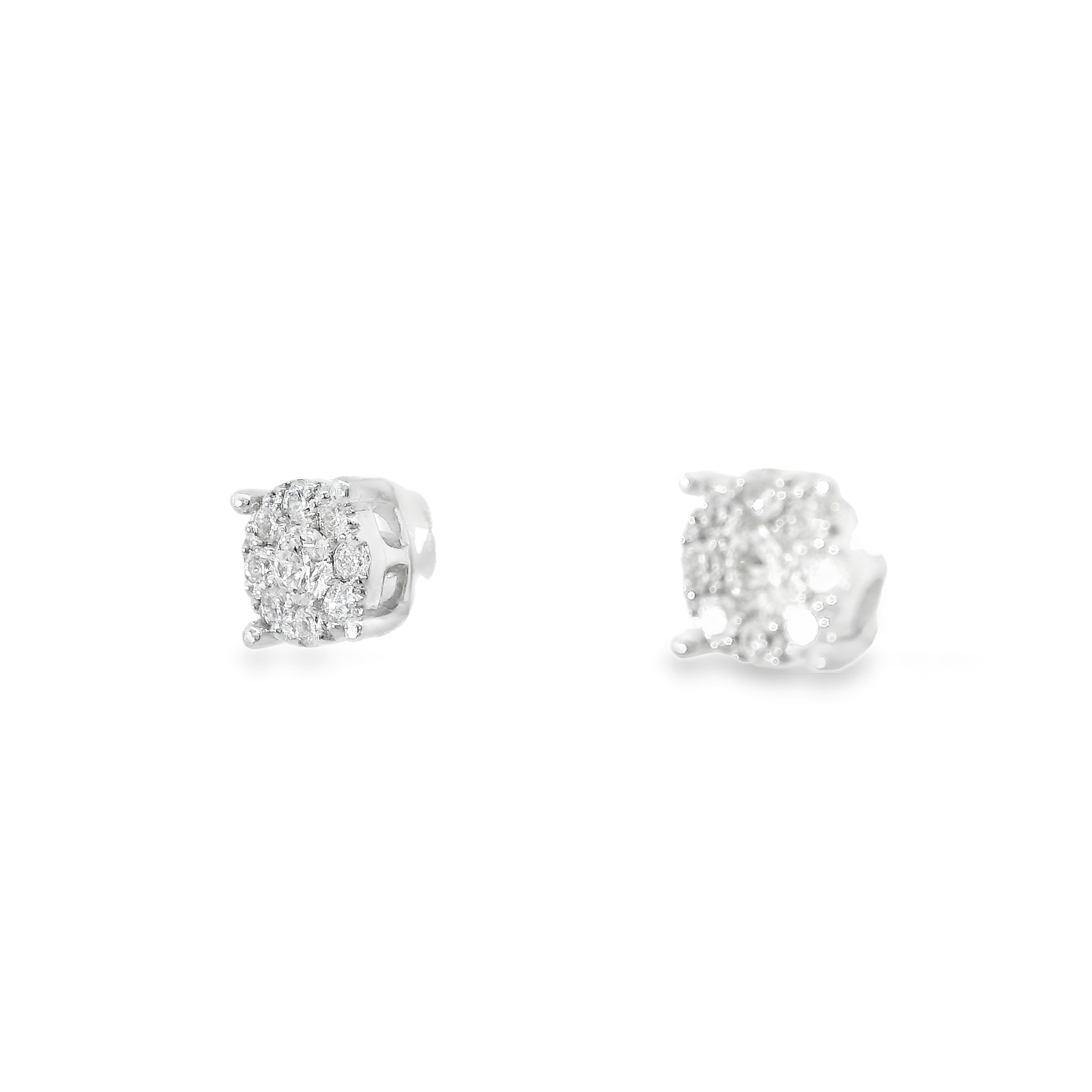 0.31CT Diamond Earring 14k White Gold