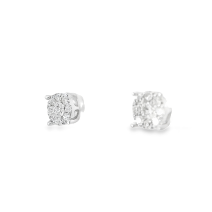 0.31CT Diamond Earring 14k White Gold
