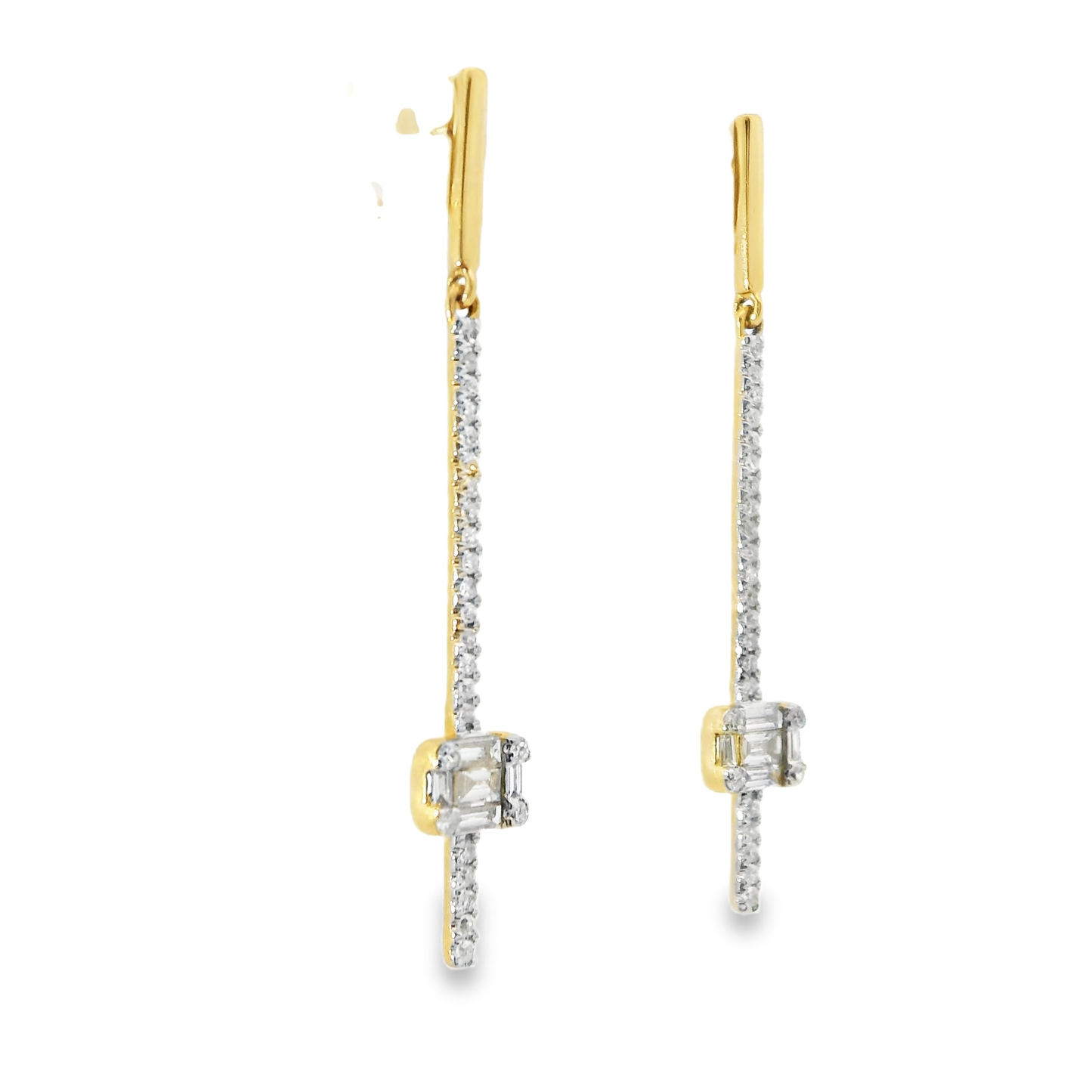 0.40CT Diamond Earring 14k Yellow Gold