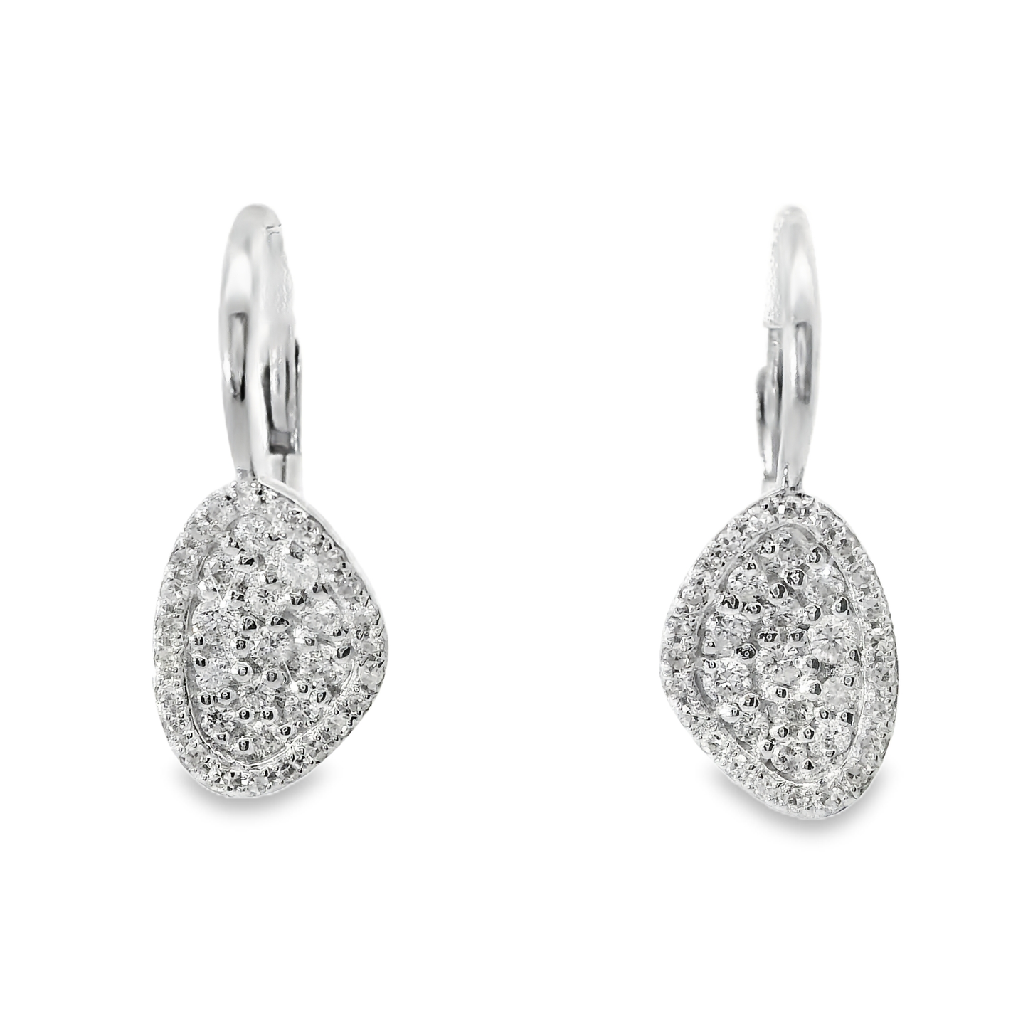 0.60CT Diamond Earring 18k White Gold