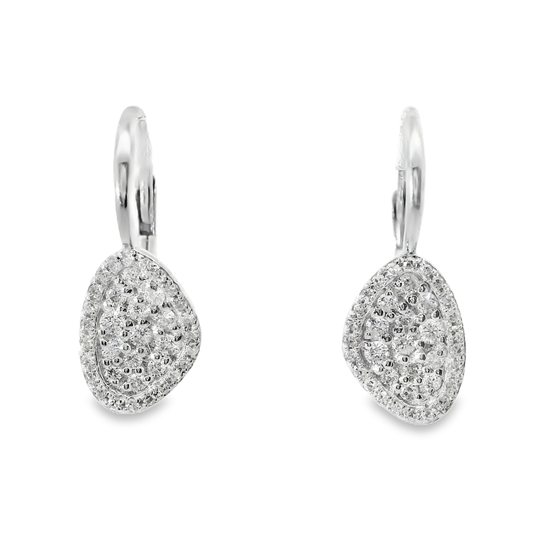 0.60CT Diamond Earring 18k White Gold