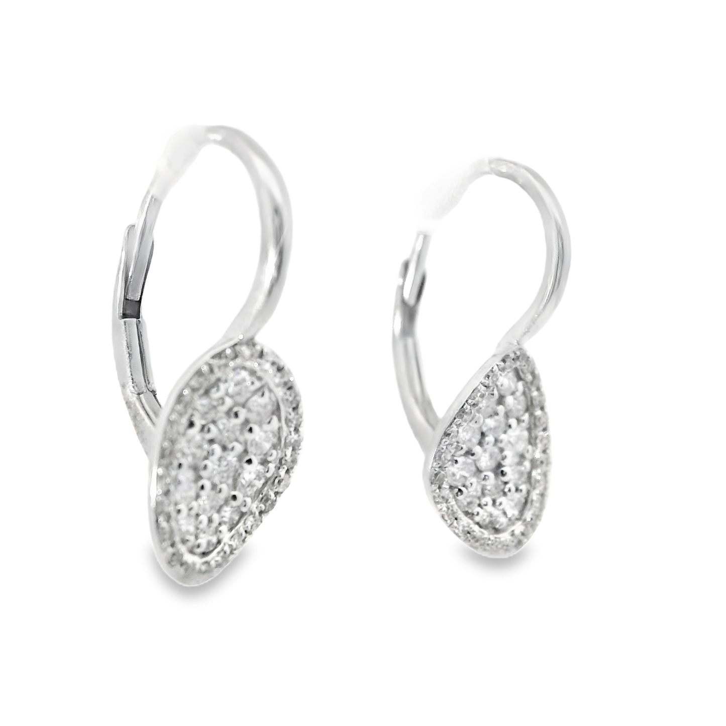 0.60CT Diamond Earring 18k White Gold