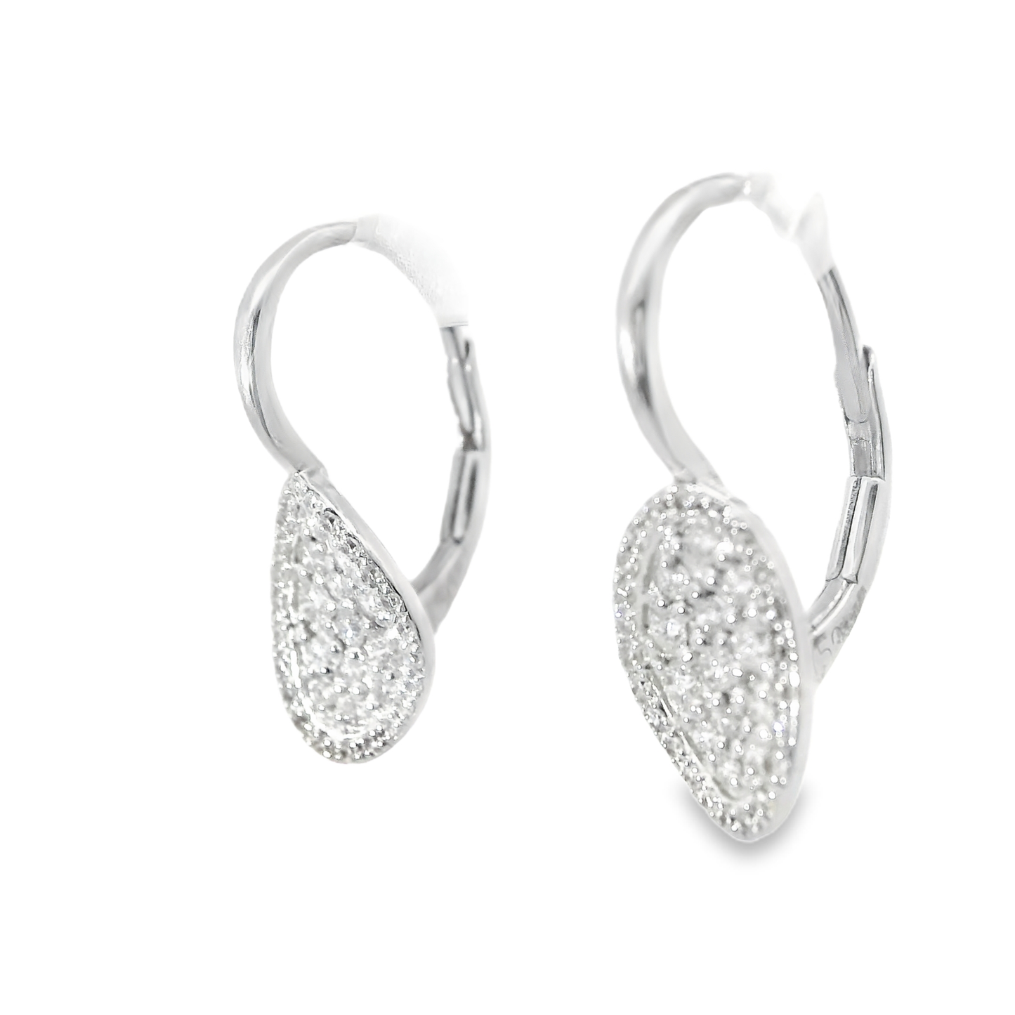 0.60CT Diamond Earring 18k White Gold
