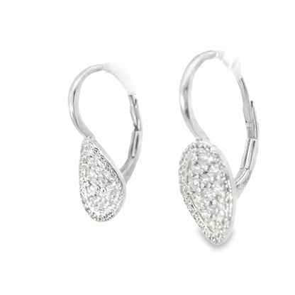 0.60CT Diamond Earring 18k White Gold