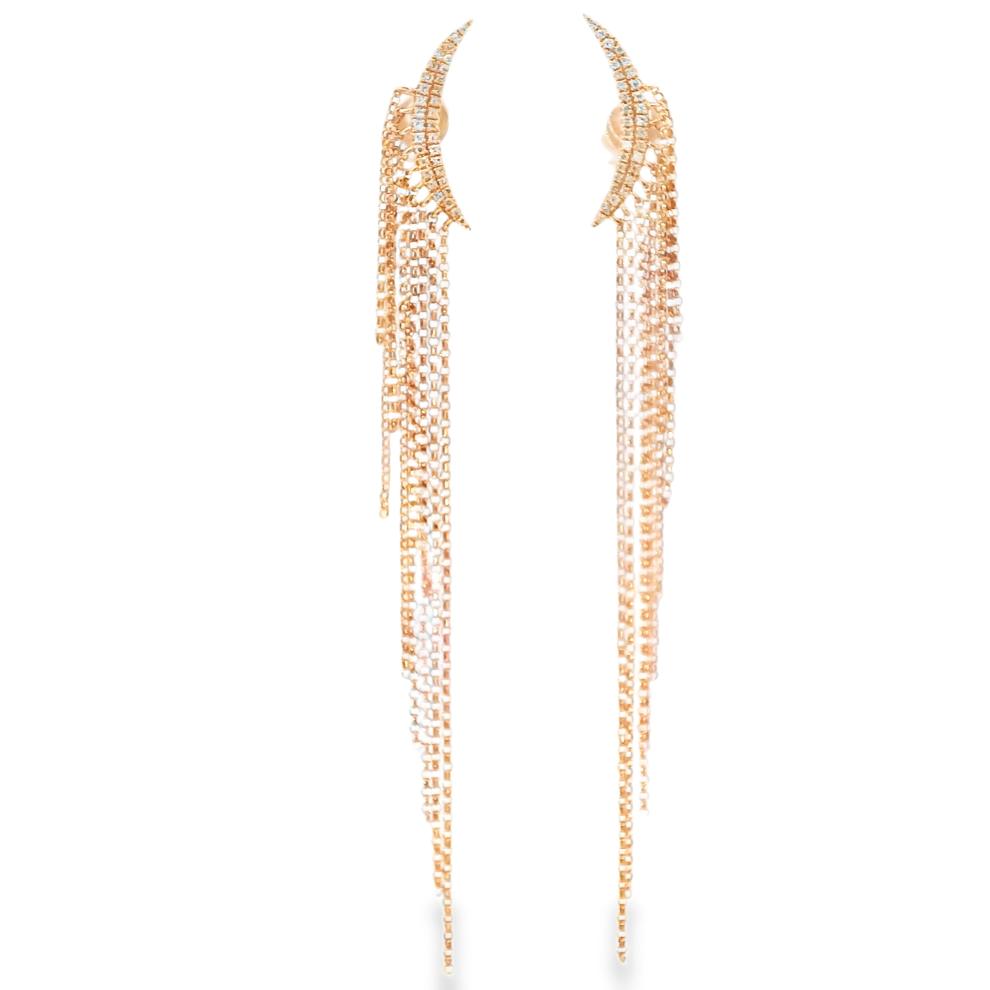 0.18CT Diamond Earring 14k Gold