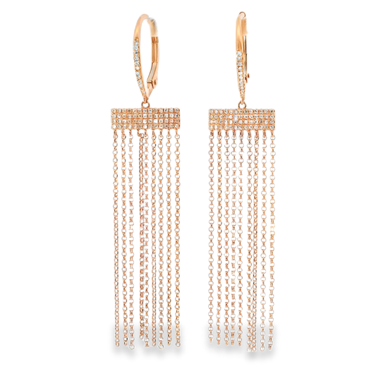 0.36CT Diamond Earring 14k Gold