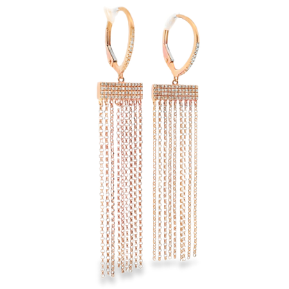 0.36CT Diamond Earring 14k Gold