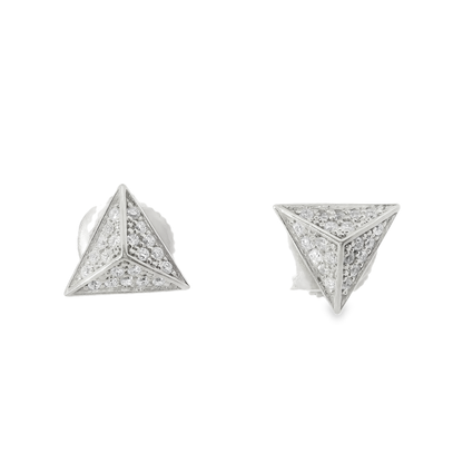 0.28CT Diamond  14k  Gold Earring