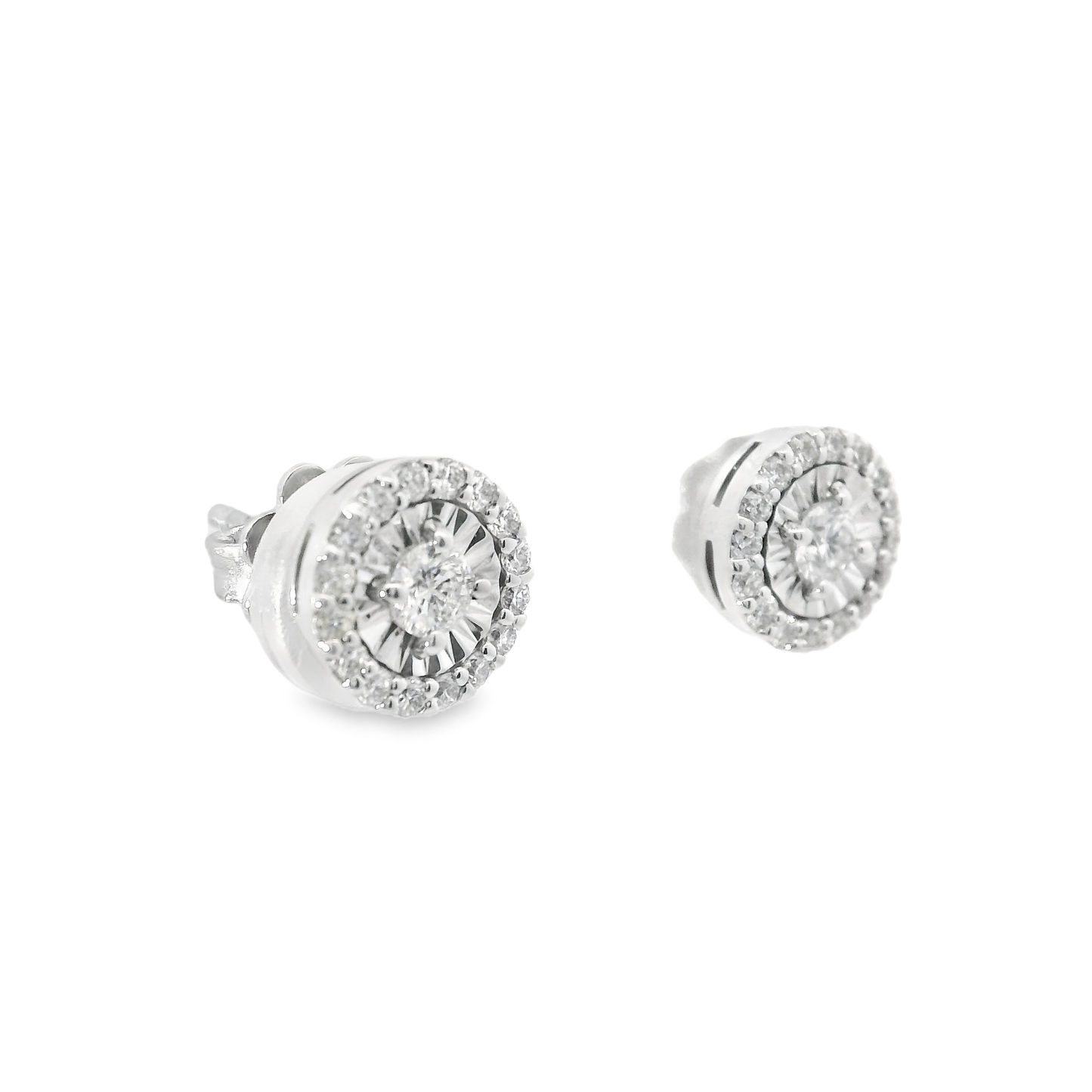 0.50CT Diamond  18k  White Gold Earring
