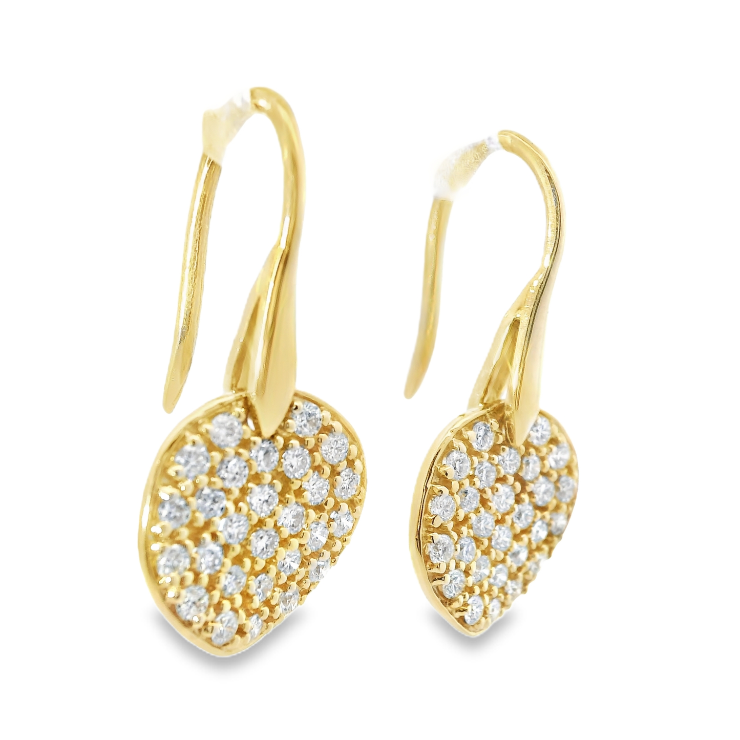 1.11CT  Diamond  14k Gold Earring