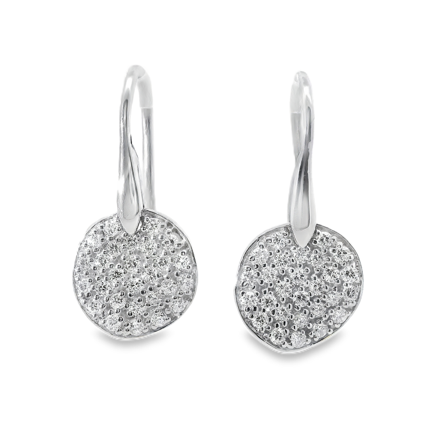 1.11CT  Diamond  14k Gold Earring