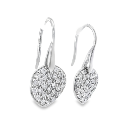 1.11CT  Diamond  14k Gold Earring