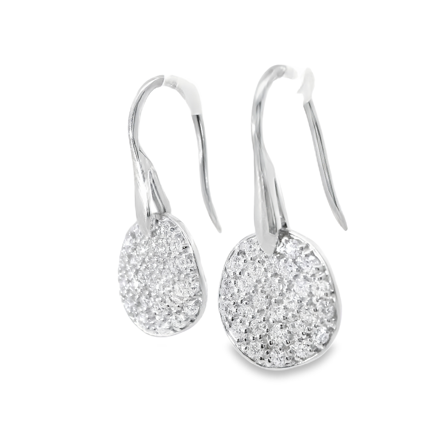 1.11CT  Diamond  14k Gold Earring