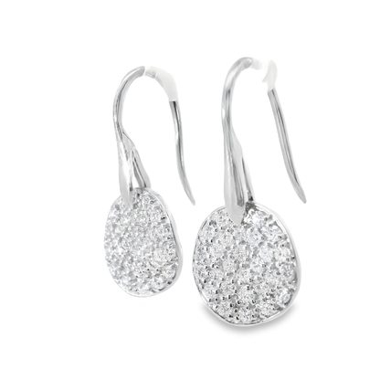 1.11CT  Diamond  14k Gold Earring