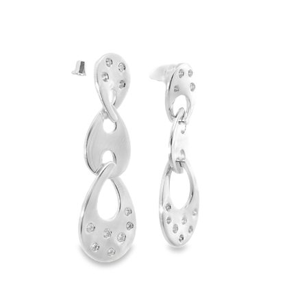 0.21CT Diamond 14k Yellow Gold Earring