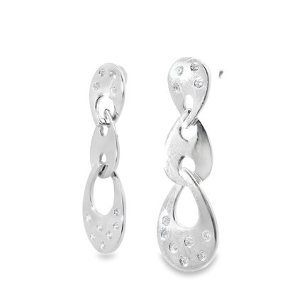 0.21CT Diamond 14k Yellow Gold Earring