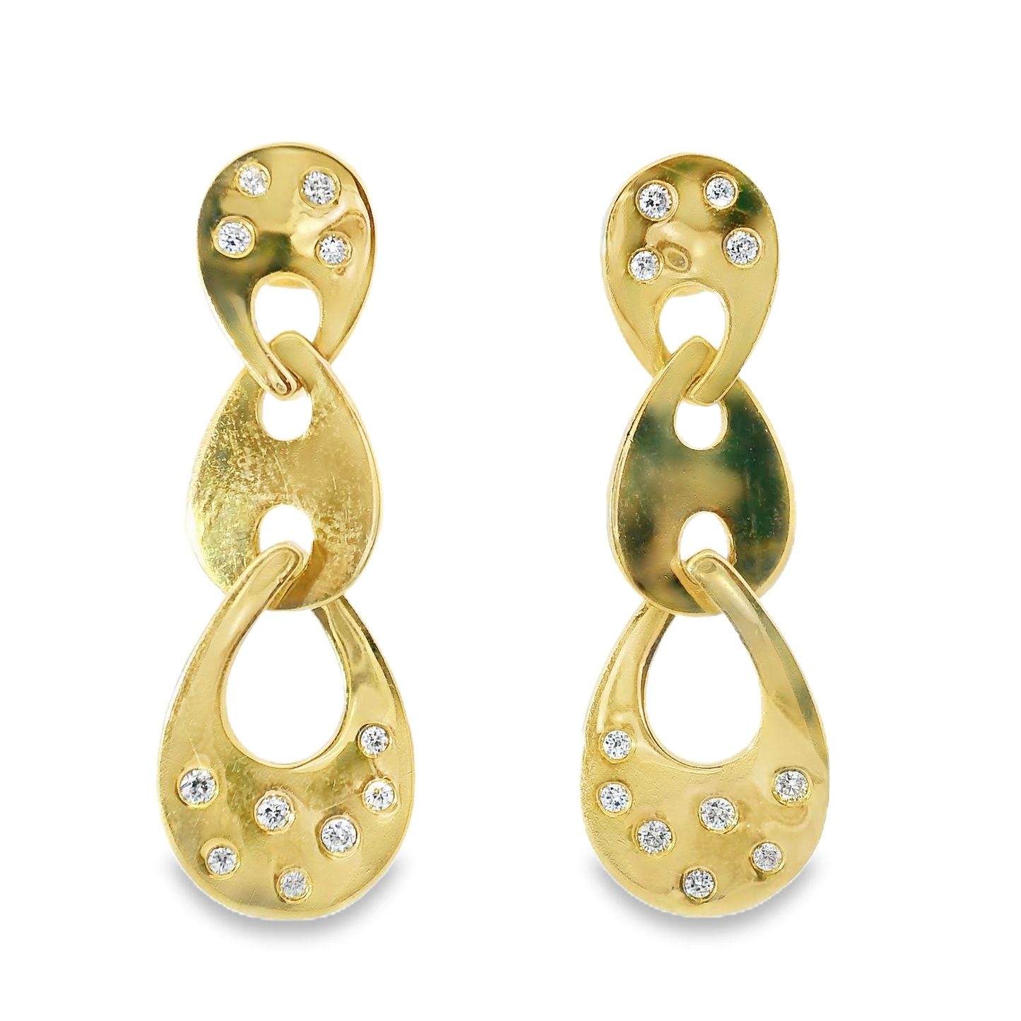 0.21CT Diamond 14k White Gold Earring