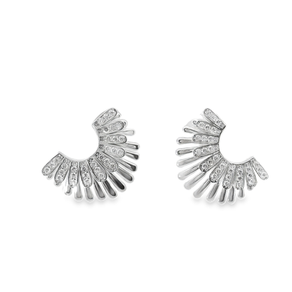 0.34CT Diamond  14k White Gold Earring