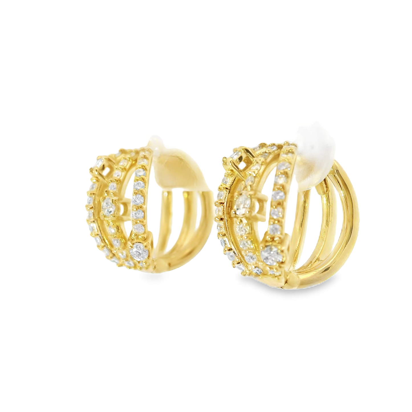 0.40CT Diamond  14k  Gold Earring