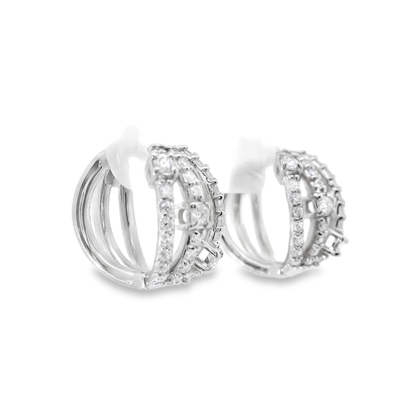 0.40CT Diamond  14k  Gold Earring