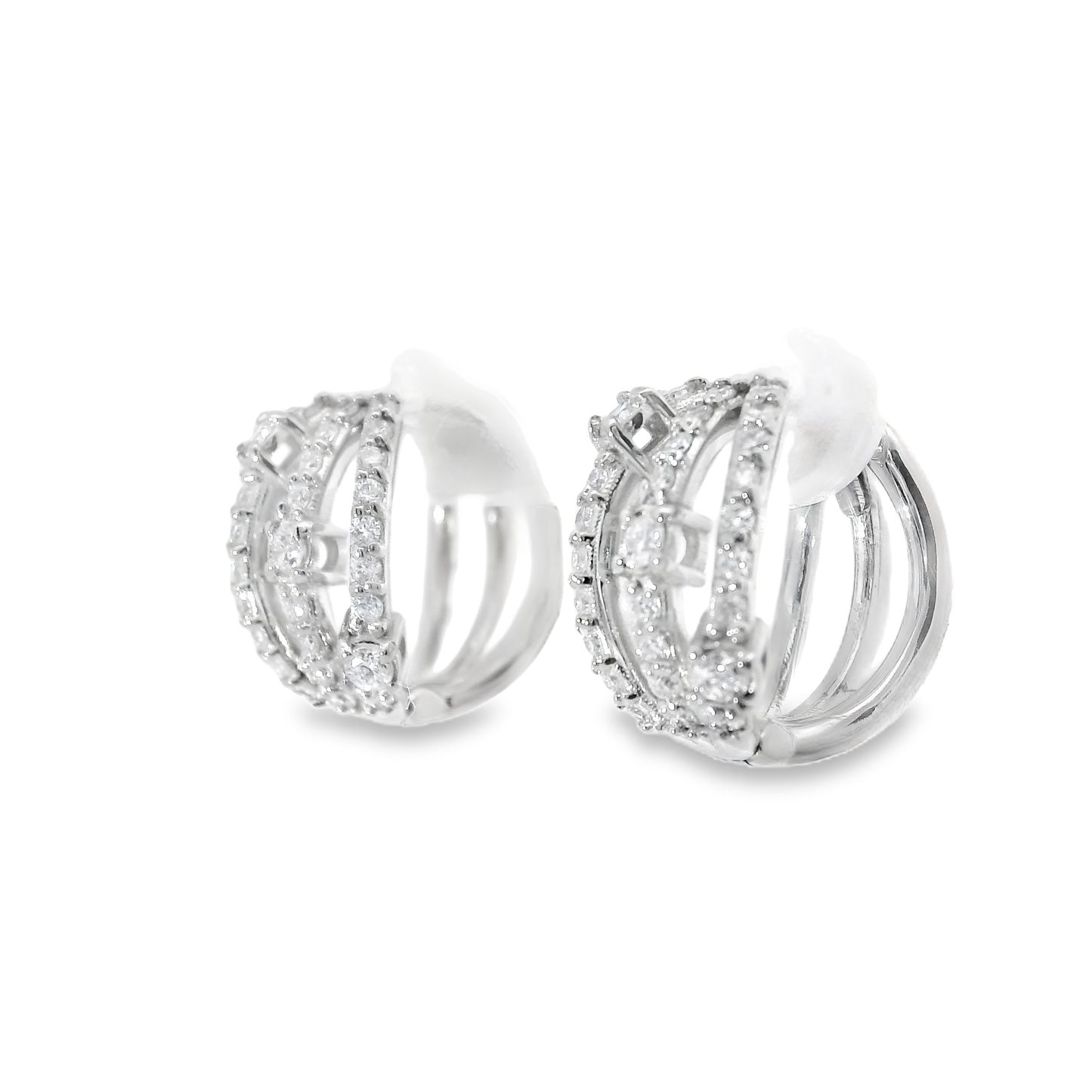 0.40CT Diamond  14k  Gold Earring