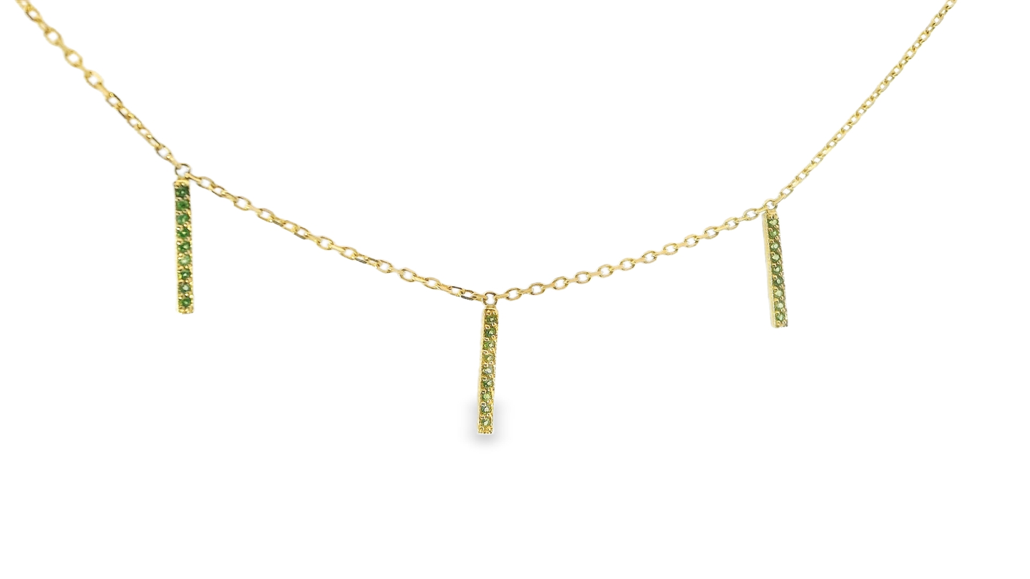 0.16CT Tsavorite Stone 14k Yellow Gold