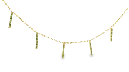 0.25CT Tsavorite Stone 14k Yellow Gold