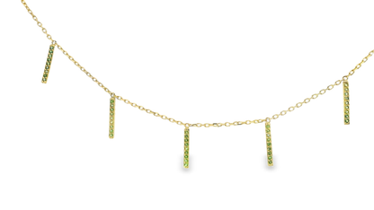 0.25CT Tsavorite Stone 14k Yellow Gold