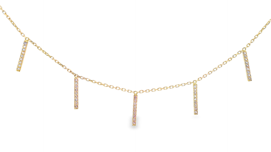 0.33ct sapphire pendant in 14k rose gold – Niara