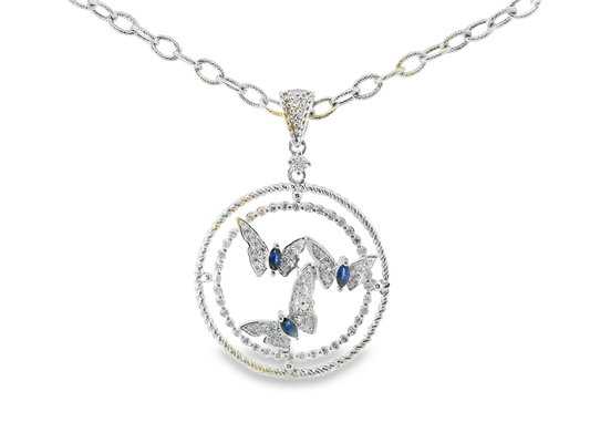 0.33ct diamond pendant in 14k white gold – Niara
