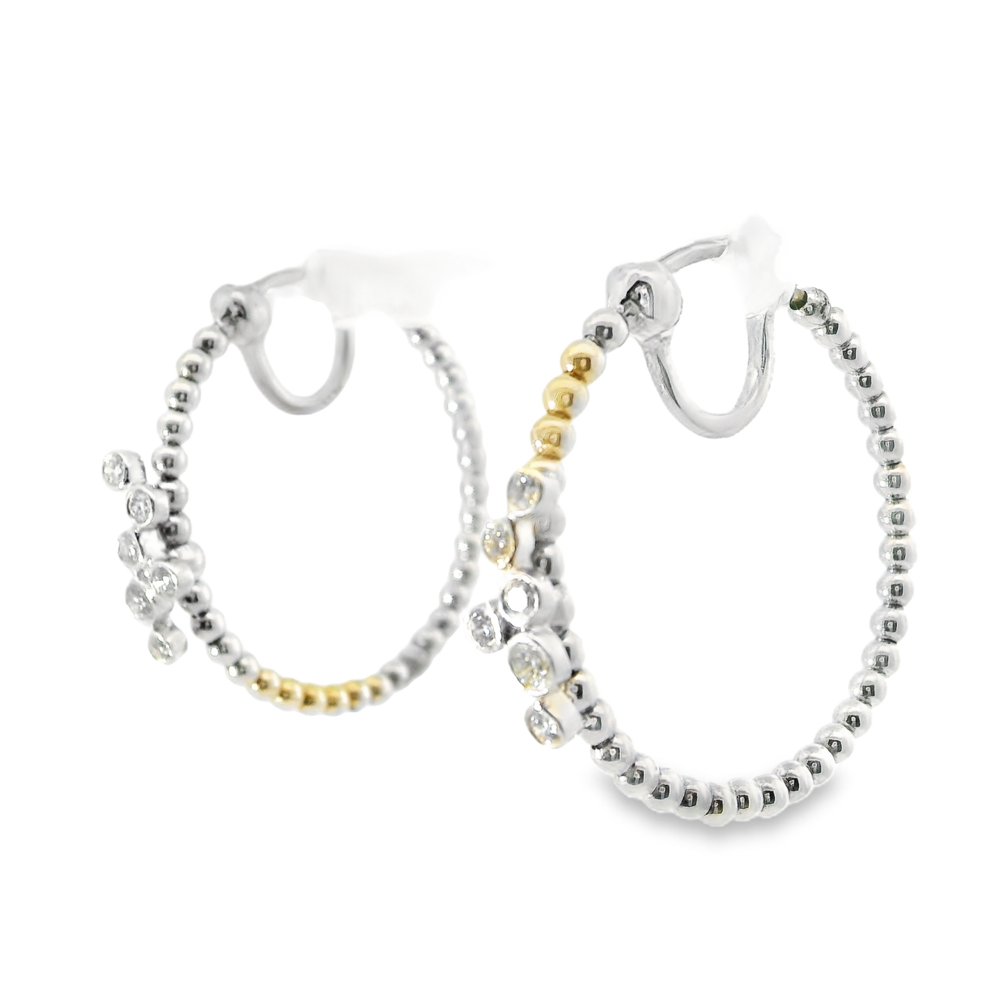 0.35CT Diamond  18k White Gold Earring