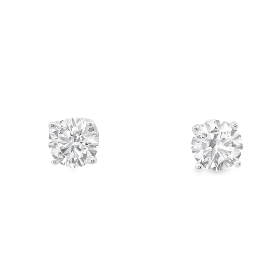 1.53CT Lab Diamond Martini Stud 14k White Gold Earring