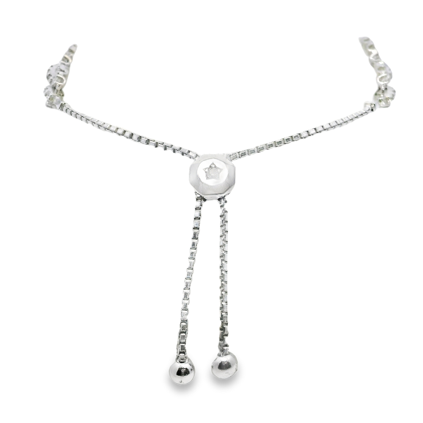 2.80CT Diamond Zip Tennis Bracelet 14k White Gold