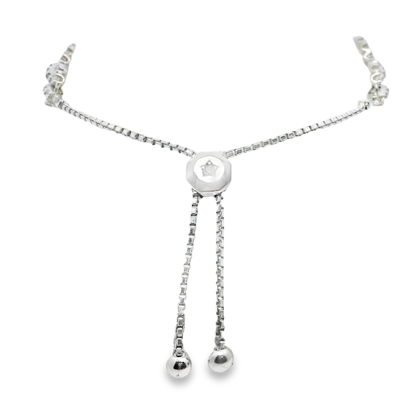 2.80CT Diamond Zip Tennis Bracelet 14k White Gold