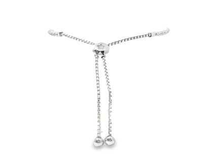 0.37CT Diamond  1.40CT Tsavorite Bracelet 14k White Gold