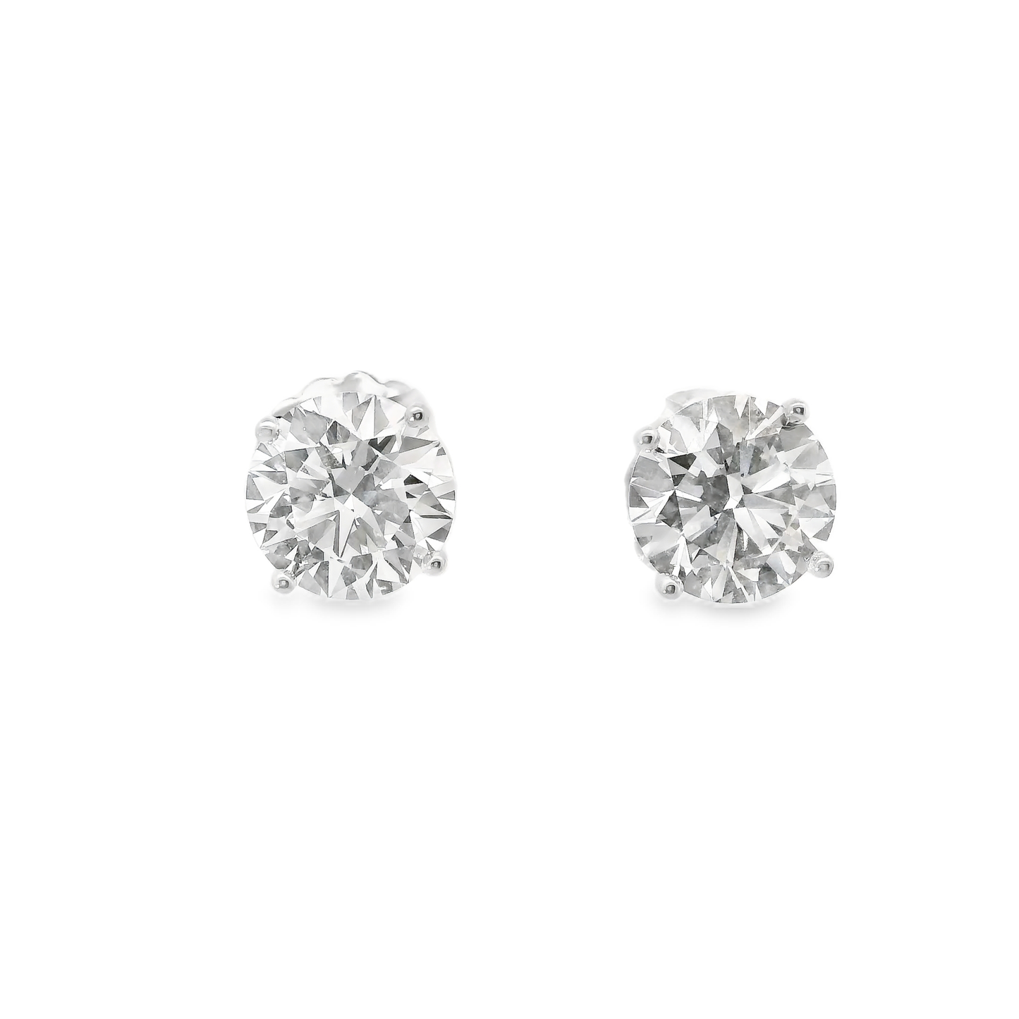 6.00CT Lab Diamond Stud Earring 14k White Gold