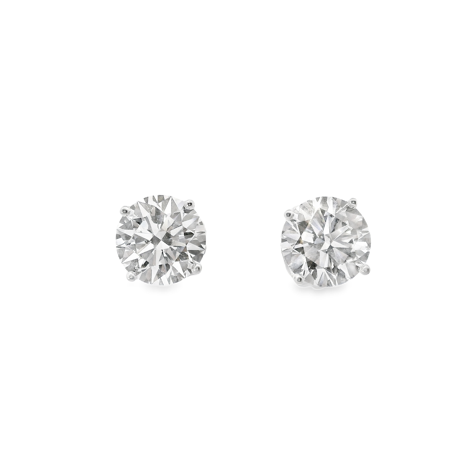 6.00CT Lab Diamond Stud Earring 14k White Gold