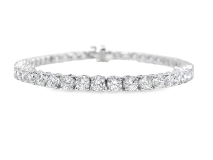 6.05CT Lab Diamond Tennis Bracelet 14k White Gold