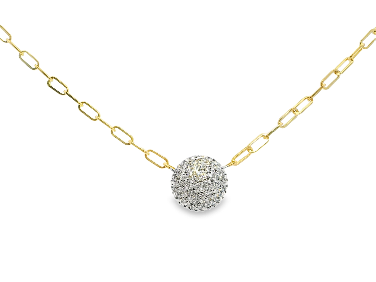 1.05ct diamond pendant in 14k yellow gold – Niara