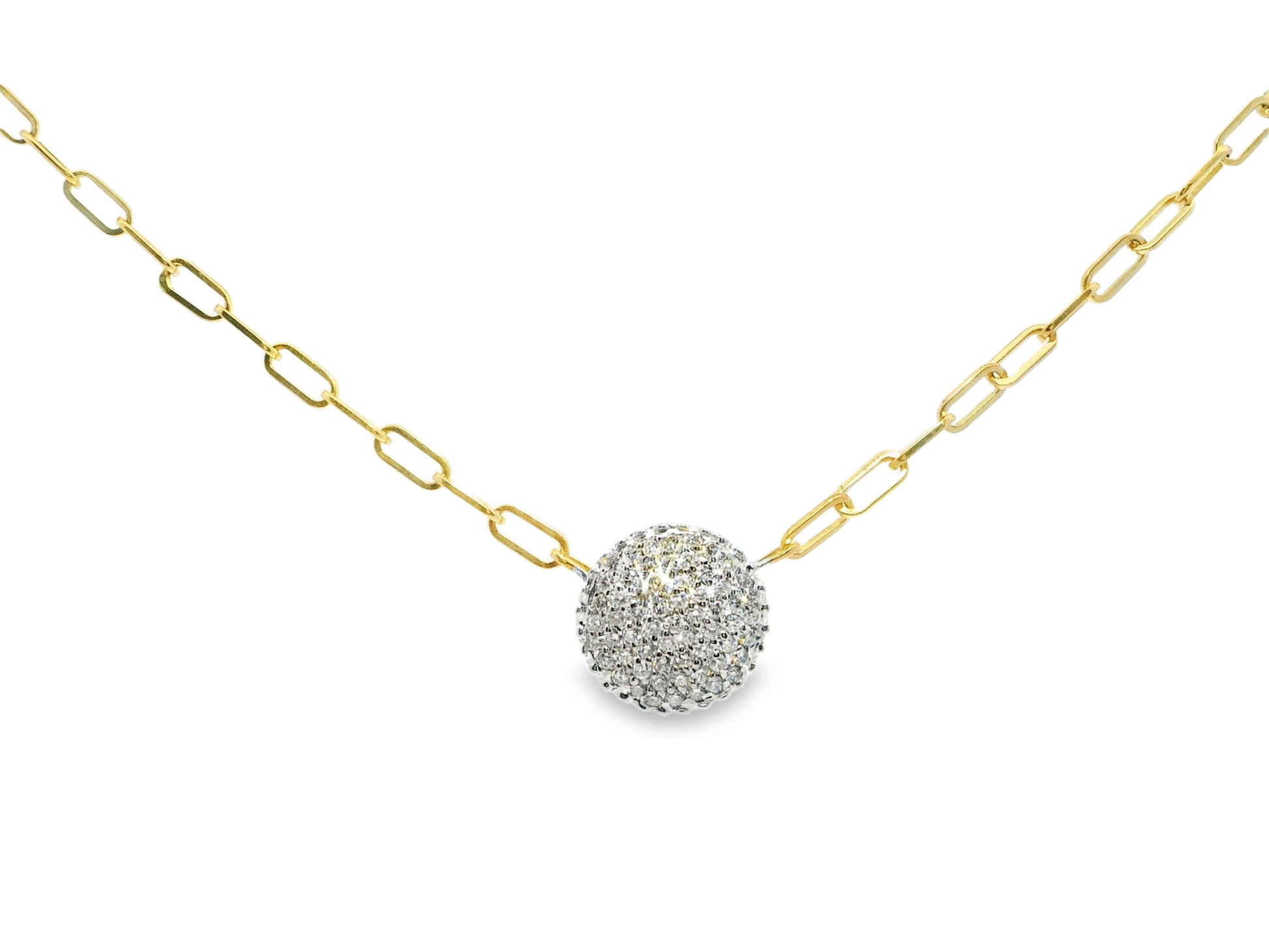 1.05ct diamond pendant in 14k yellow gold – Niara