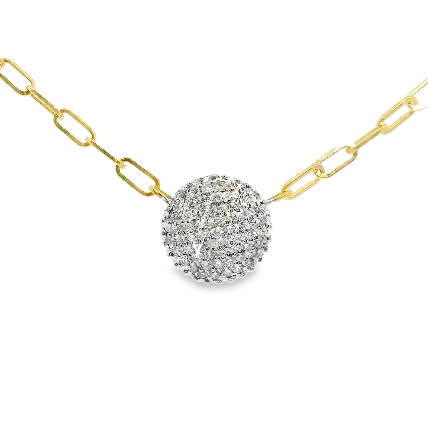 1.05ct diamond pendant in 14k yellow gold – Niara