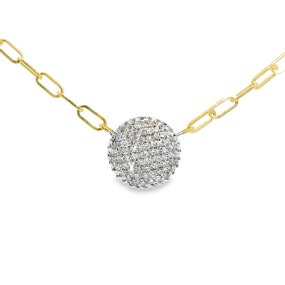 1.05ct diamond pendant in 14k yellow gold – Niara