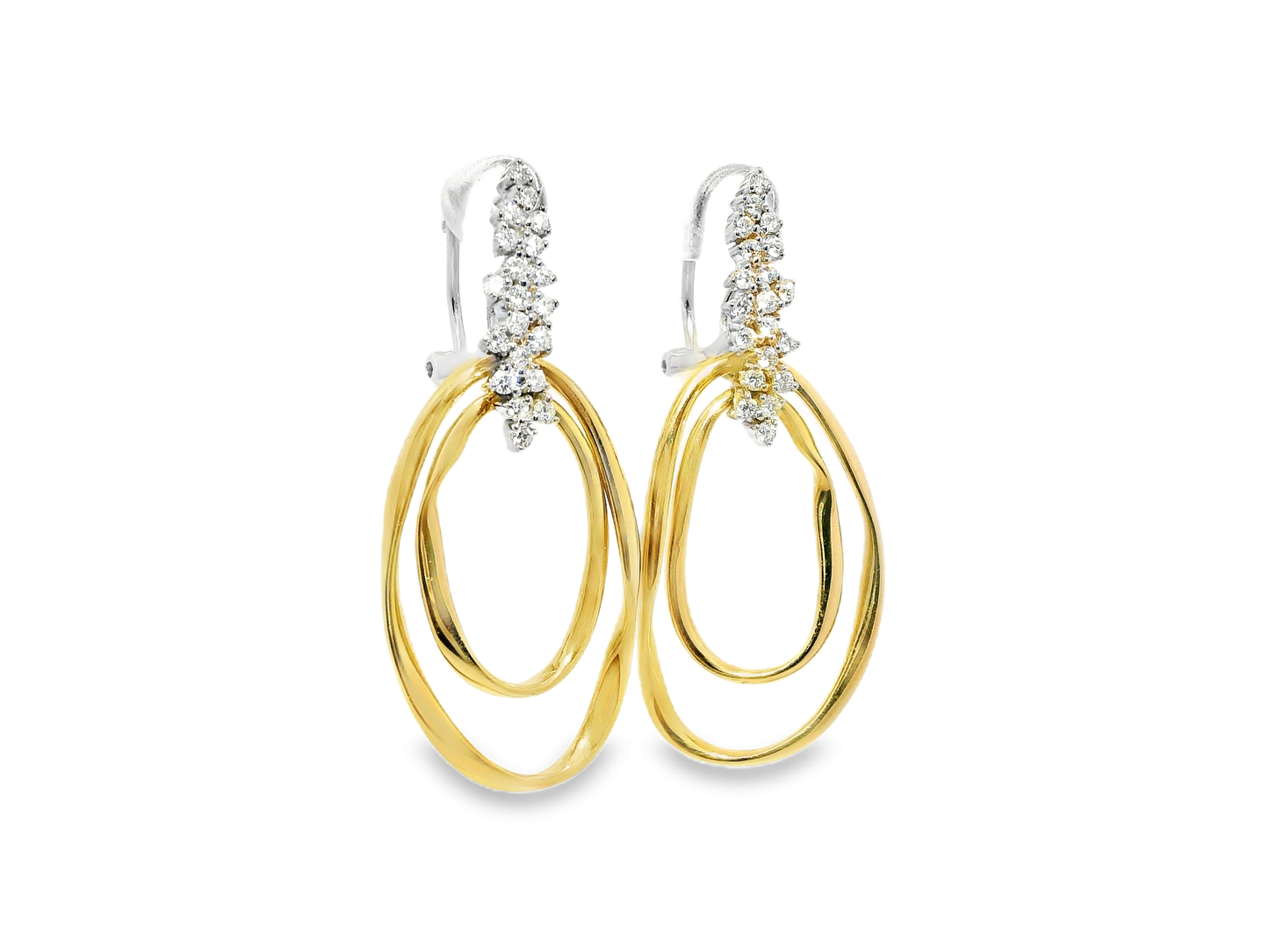 0.50CT Diamond Earring 14k Yellow Gold
