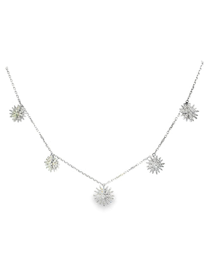 1.86Ct Diamond Pendant 14k White Gold