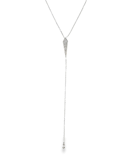0.50CT Diamond Pendant 14k White Gold
