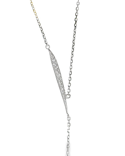 0.13CT Diamond Pendant 14k White Gold