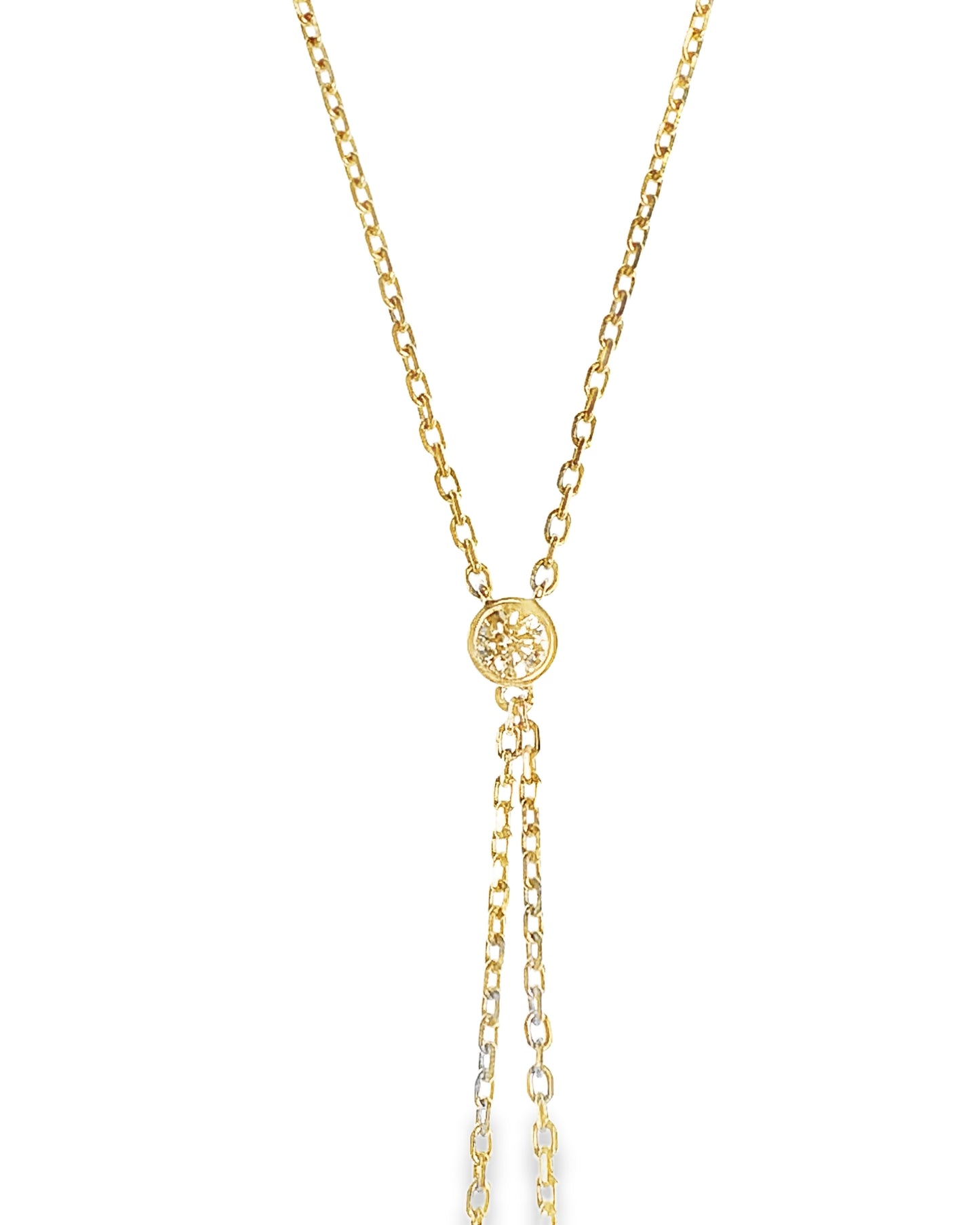 0.36CT Diamond Pendant 14k Yellow Gold