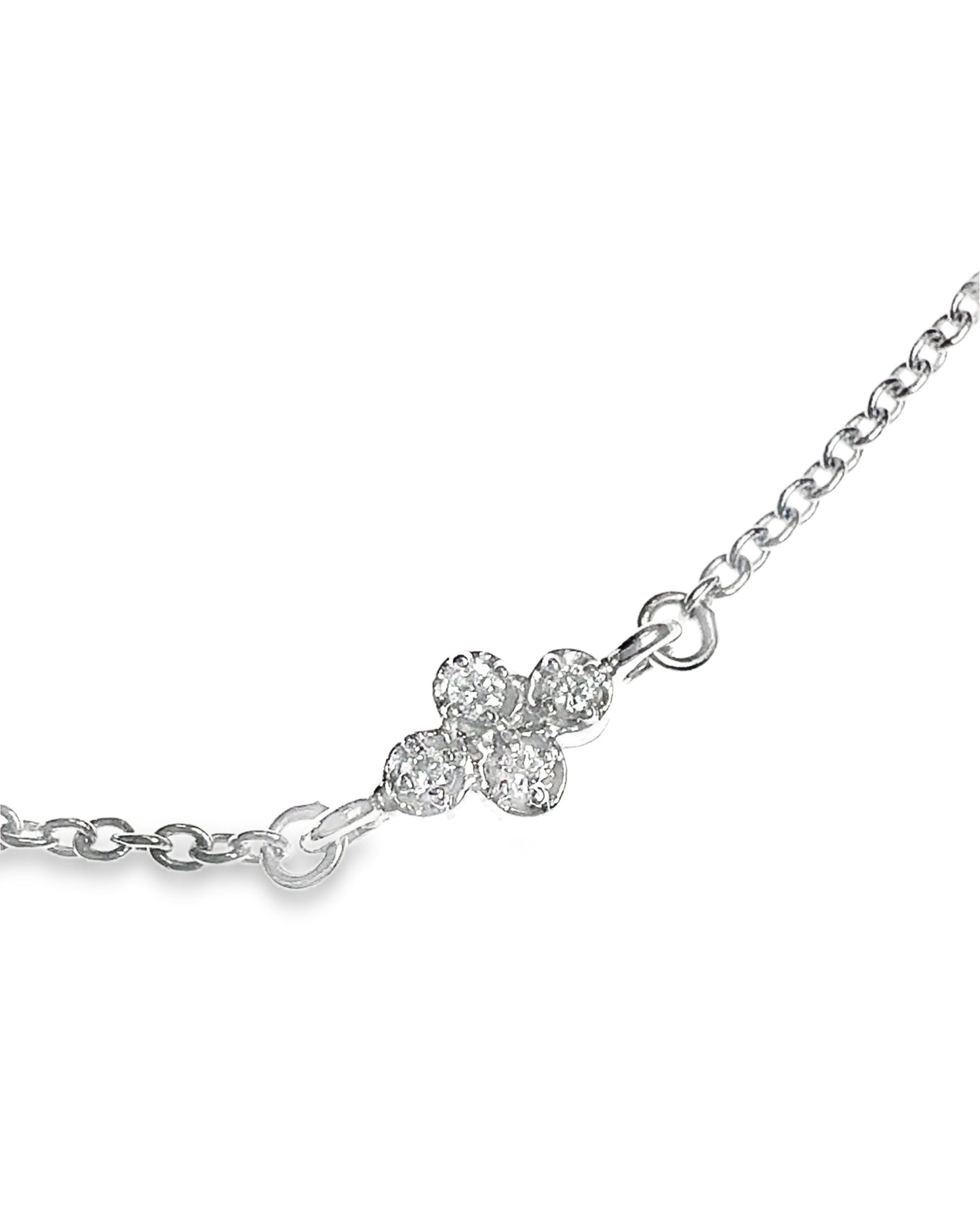 2.10CT Diamond Necklace 14k White Gold