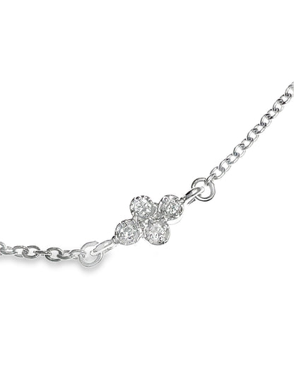 2.10CT Diamond Necklace 14k White Gold
