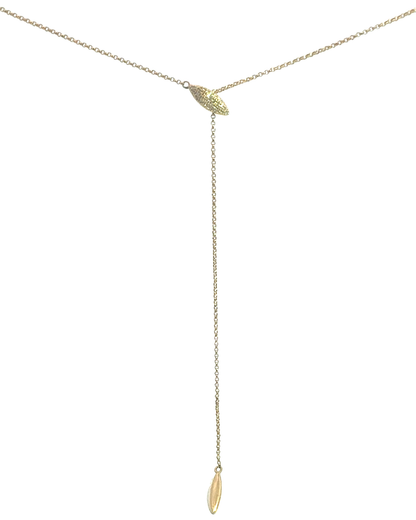 0.09Ct diamond Pendant 14k Yellow Gold